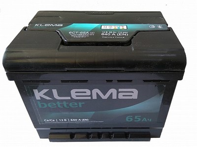 Акумулятор Klema better 65Ah 640A R+
