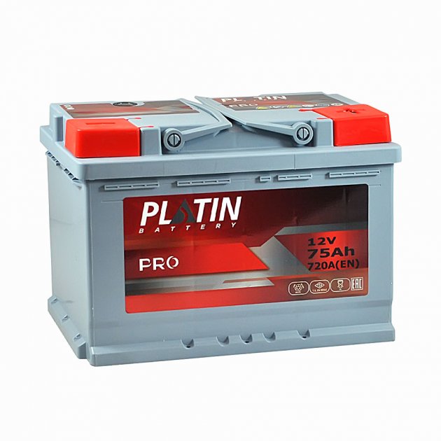 Акумулятор Platin PRO  75Ah 720A R+ 5752200