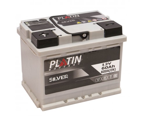 Акумулятор Platin Silver 60Ah 600A L+ 562661