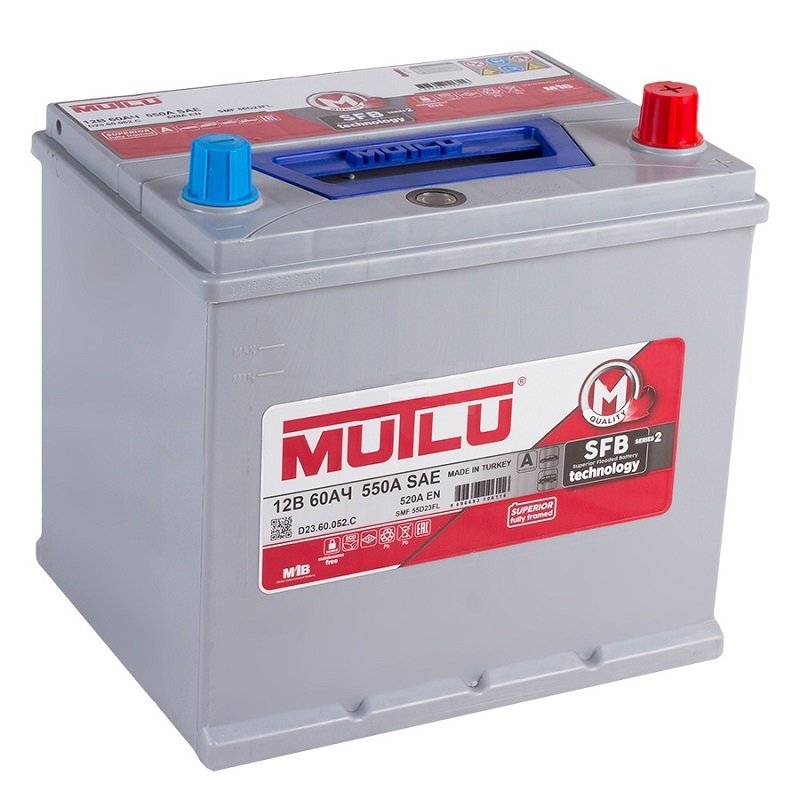 Акумулятор Mutlu Silver Calcium 60Ah 550A R+ Asia