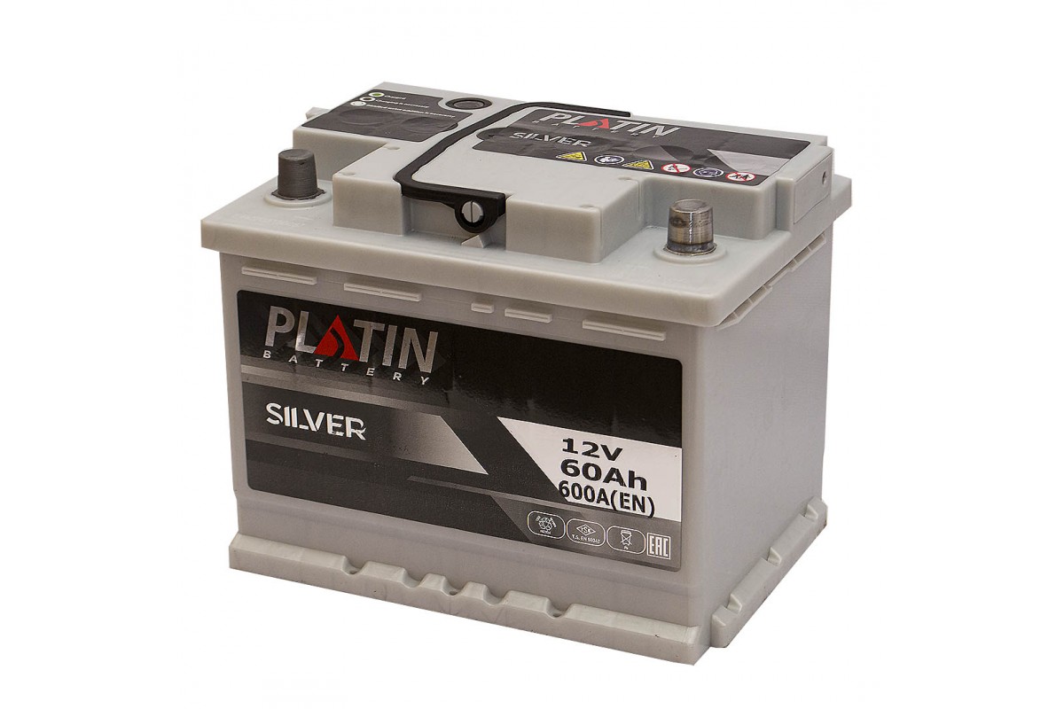 Акумулятор Platin Silver 60Ah 600A R+ 5602677