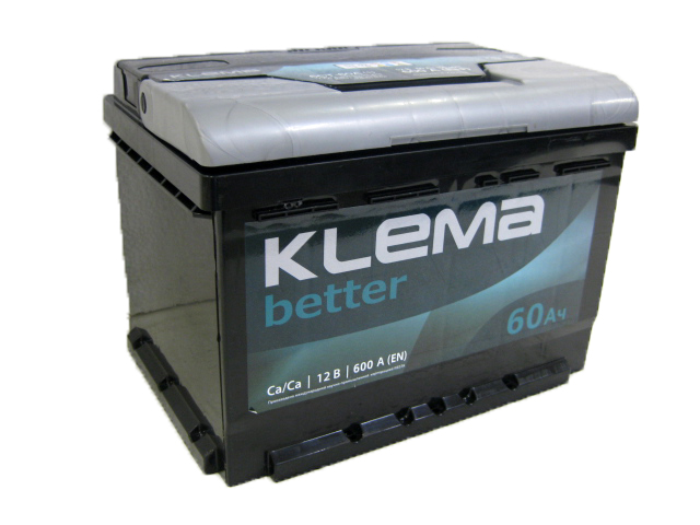 Акумулятор Klema better 60Ah 600A L+