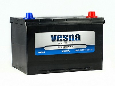 Акумулятор Vesna Power 60Ah 600A R+ Asia 415060