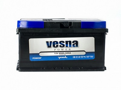 Акумулятор Vesna Power 60Ah 600A L+ 415356