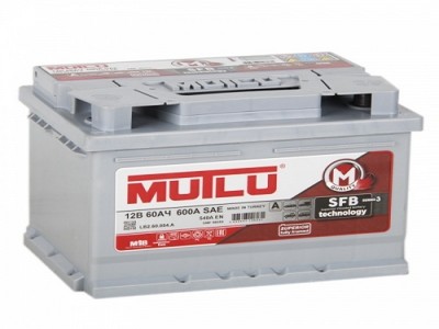 Акумулятор Mutlu Silver Calcium 60Ah 540A L+