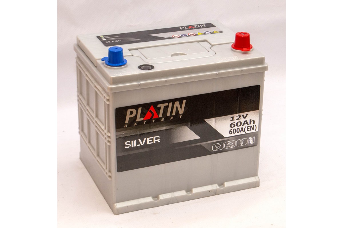 Акумулятор Platin Silver 60Ah 600A R+ Asia 5552348