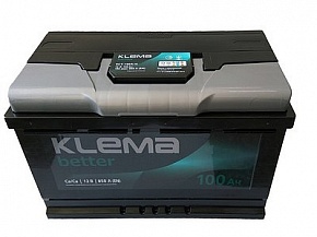 Акумулятор Klema better 100Ah 850A R+